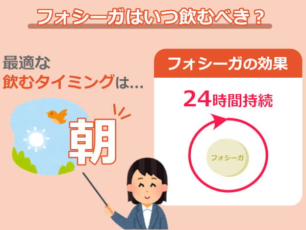 フォシーガはいつ飲むべき?最適な飲むタイミングとは